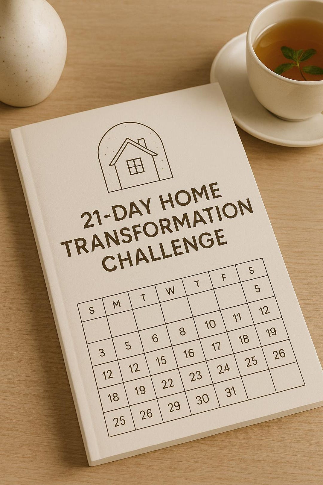 Declutter Transformation 21-day Home Transformation Planner: Mindful Declutter Challenge ...