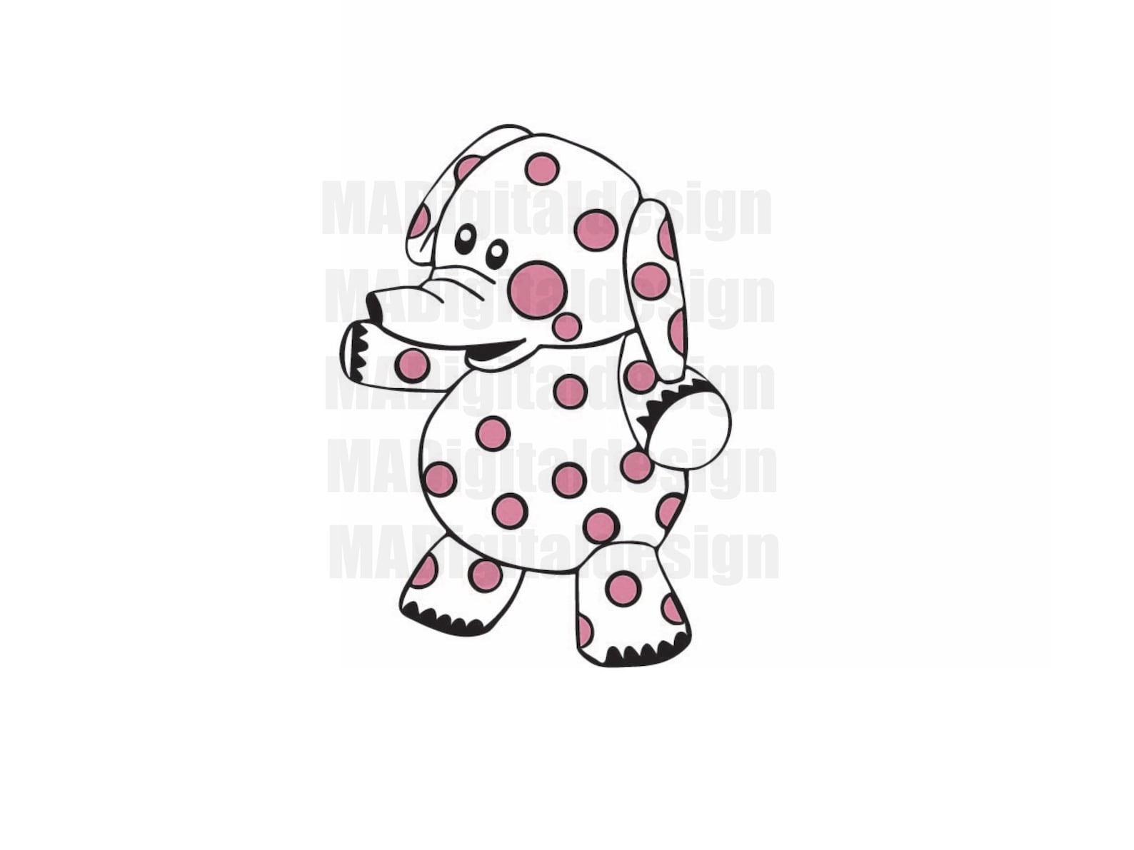 Spotted Elephant From Rudolph the Red Nosed Reindeer Misfit Etsy