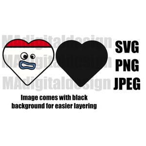 Valentine Heart Forky from Toy Story digital cut file svg, png, jpeg use for crafting, scrapbooking and more!