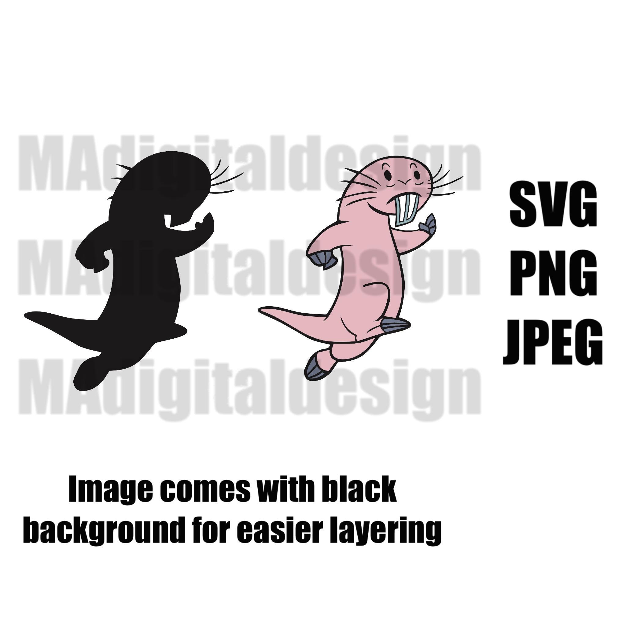 Rufus From Kim Possible the Classic Cartoon Digital Cut File Svg