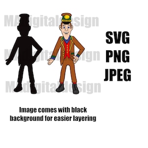 SD Kluger Mail Carrier from Santa Claus Is Comin&#39; To Town Classic Christmas movie digital cut file svg, png, jpeg
