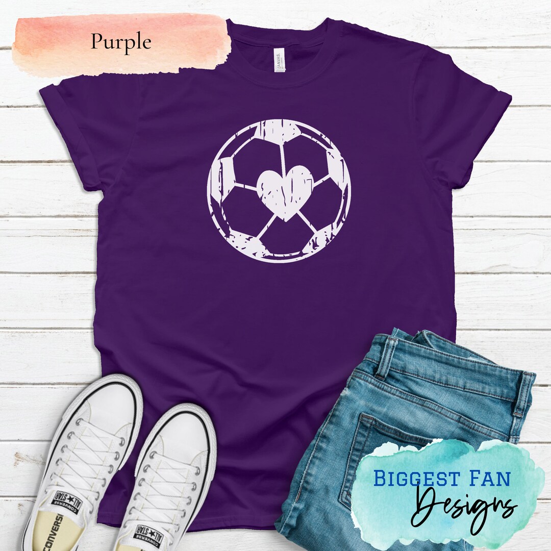 Soccer Mom Shirt Soccer Heart Tshirt Mom Cute Soccer Tee Etsy