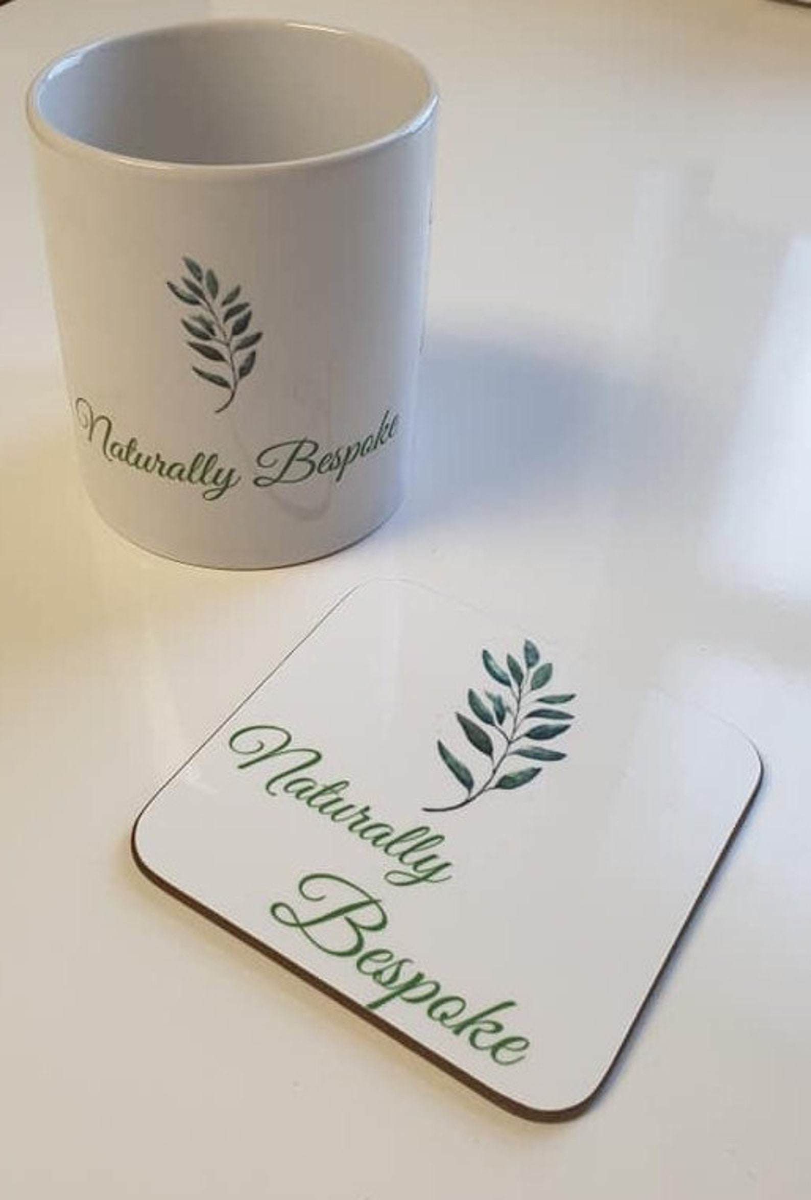 Personalised photo Mug and Coaster Set mug and coaster gift Etsy