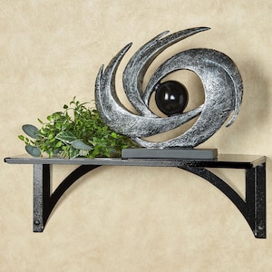 Century Arched Steel Wall Shelf | Indoor Outdoor | 4 Finishes | Modern Display Floating Shelf