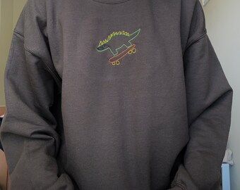 dinosaur crewneck
