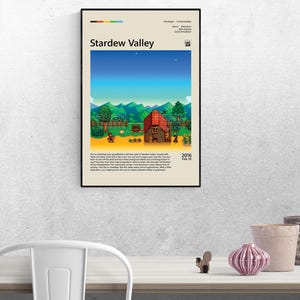 Stardew Valley Poster, Gaming Decor, Video Game Art, Gaming Room Poster | 2:3 Aspect Ratio