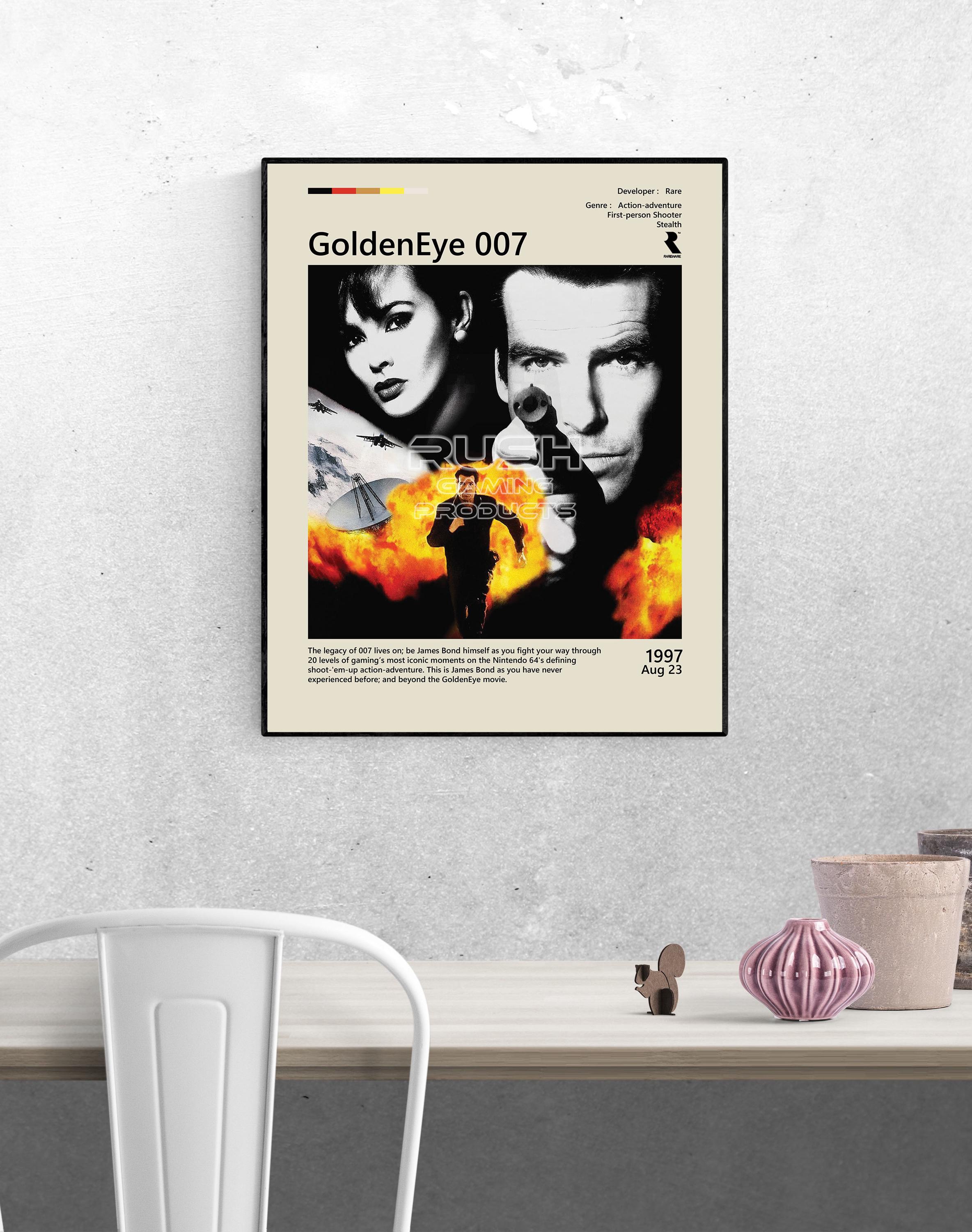 Ｋ　００７　ポスター　ゴールデンアイ　トゥモローネバーダイ　２枚セット Yahoo!オークション -「007」(ポスター) (印刷物)の落札相場