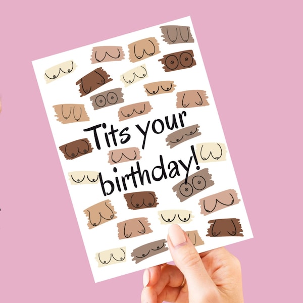 Happy Birthday Boobies - Etsy