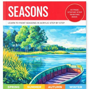 Pintura acrílica - Las estaciones - Aprende a pintar paso a paso