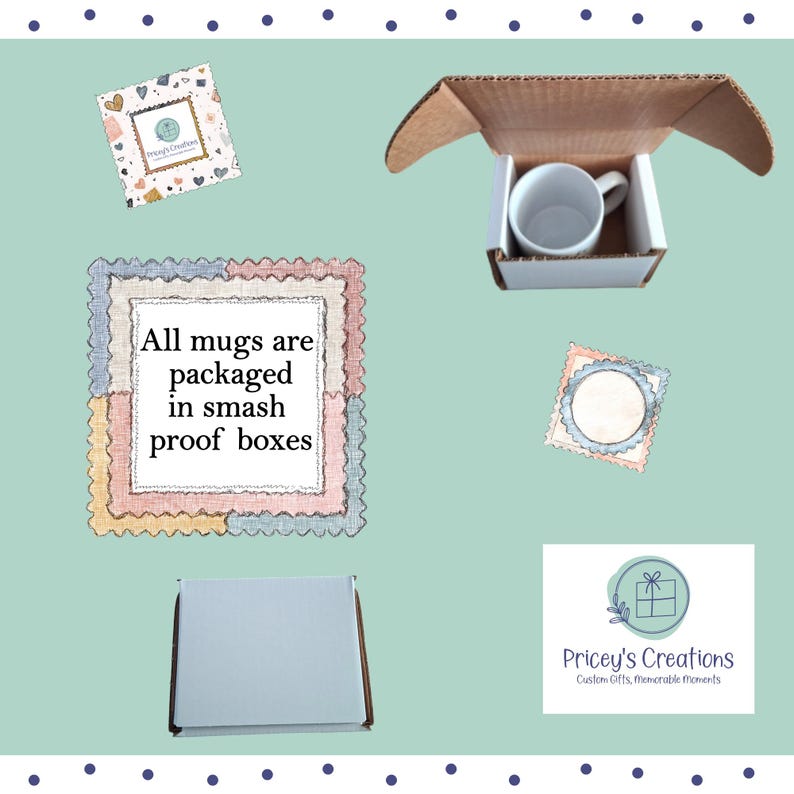 Personalised Puffin Mug, Country Kitchen Mug & Coaster Set, Ceramic Coffee Cup With Name image 9