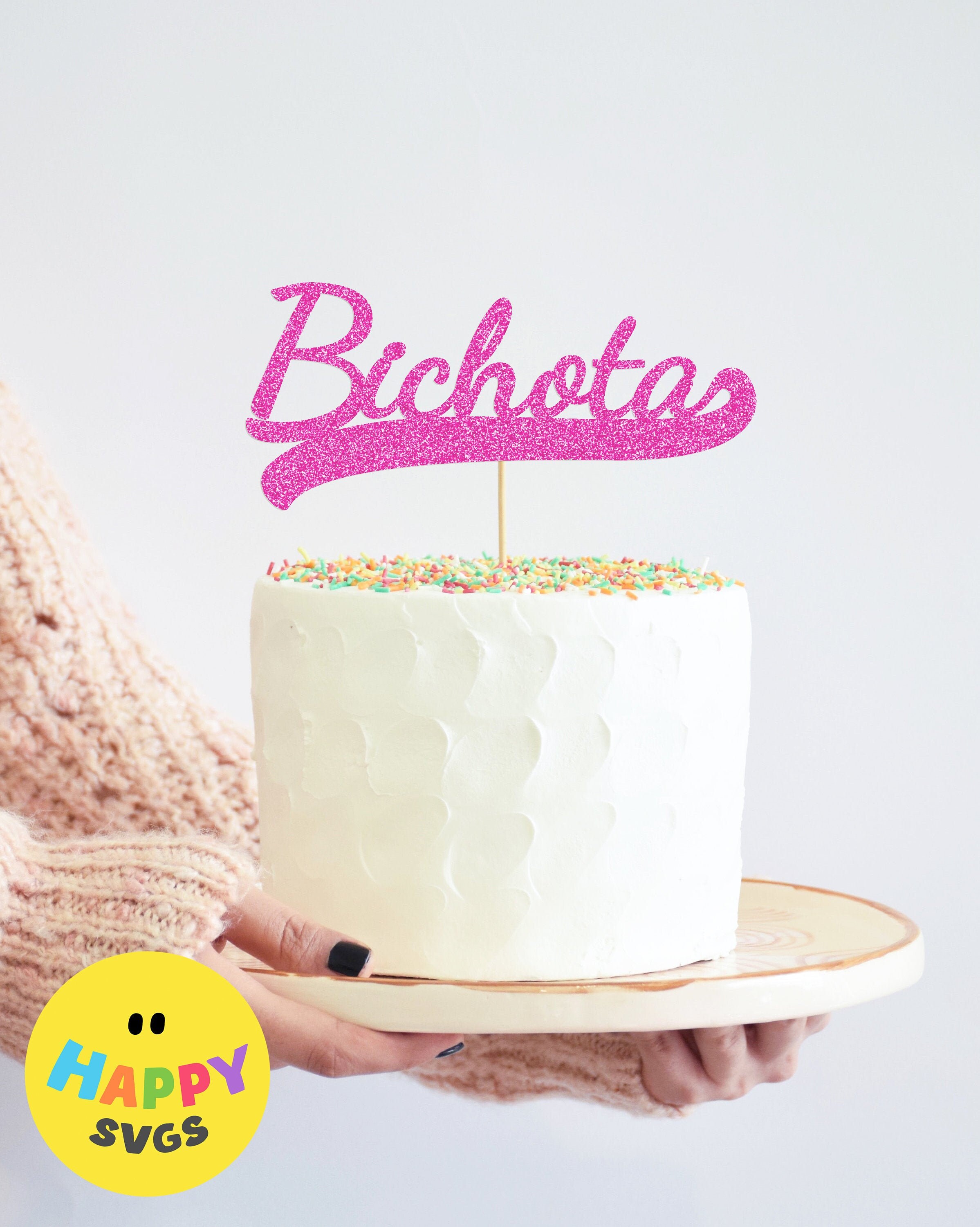 Bichota Cake Topper SVG Cake Topper Files for Cricut Bichota - Etsy UK