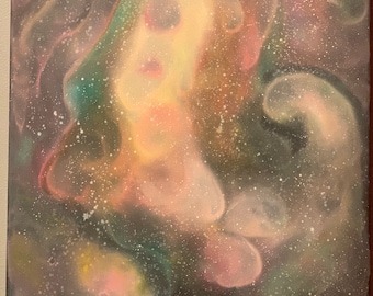 Original oil painting| Father space