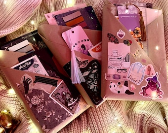 Cita a ciegas con un libro / Libro en inglés personalizado + artículos de papelería / Regalo sorpresa personalizado para amantes de los libros / Regalo misterioso para lectores