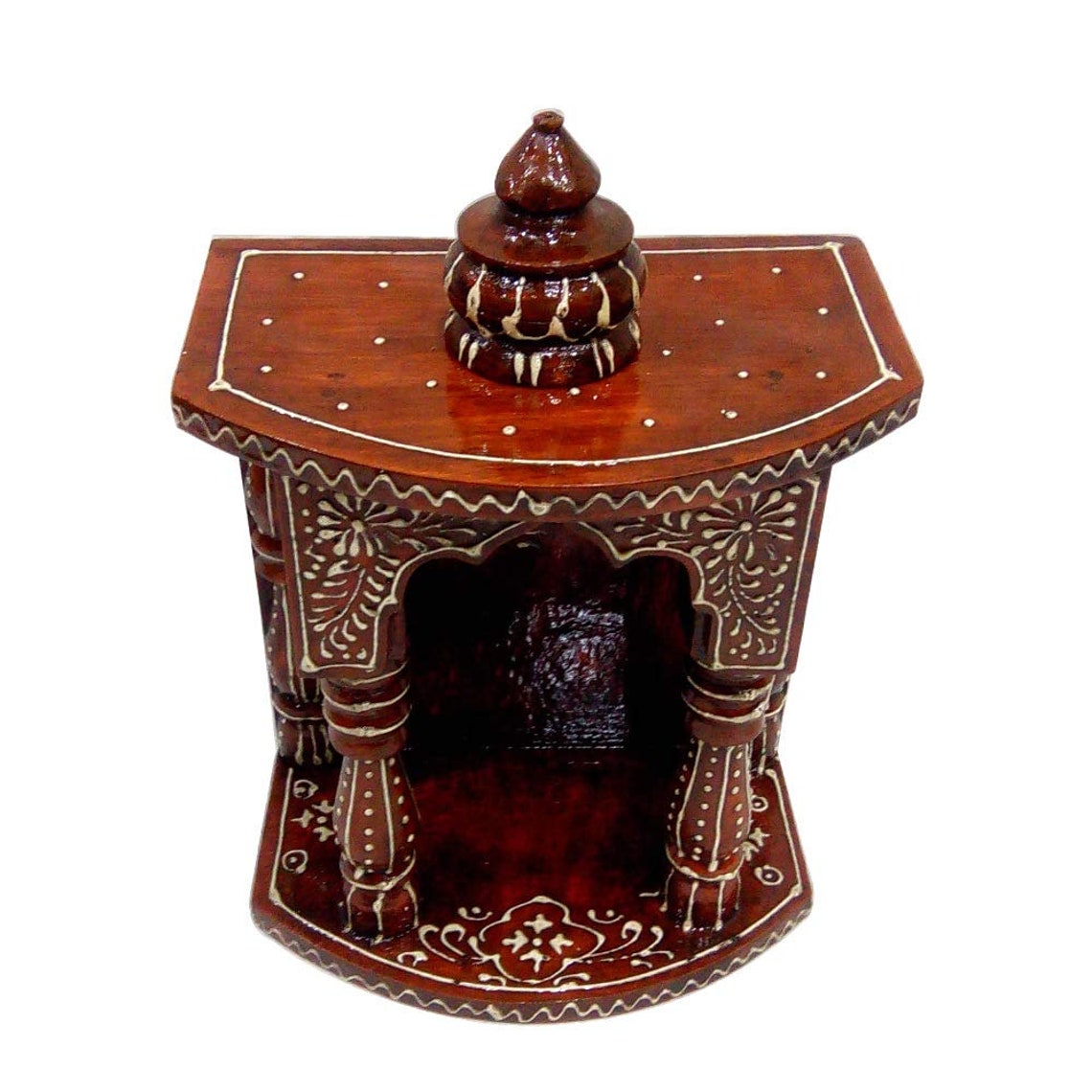 Wooden Temple for Home Wall Hanging Beautifully Handpainted Etsy