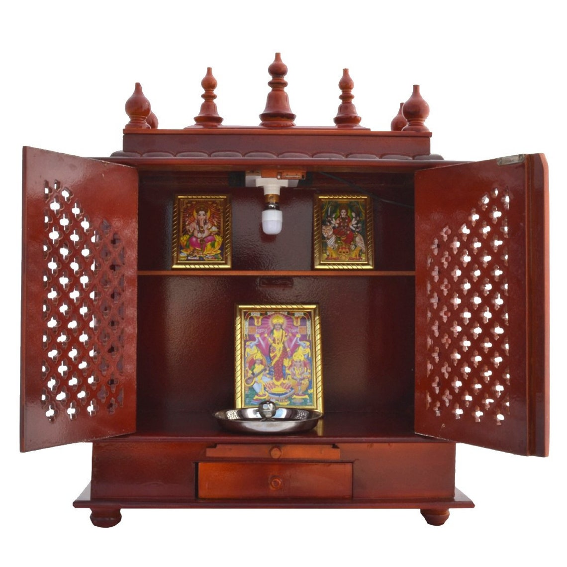 Wooden Home Temple/ Home mandir/ god stand for home/ pooja Etsy