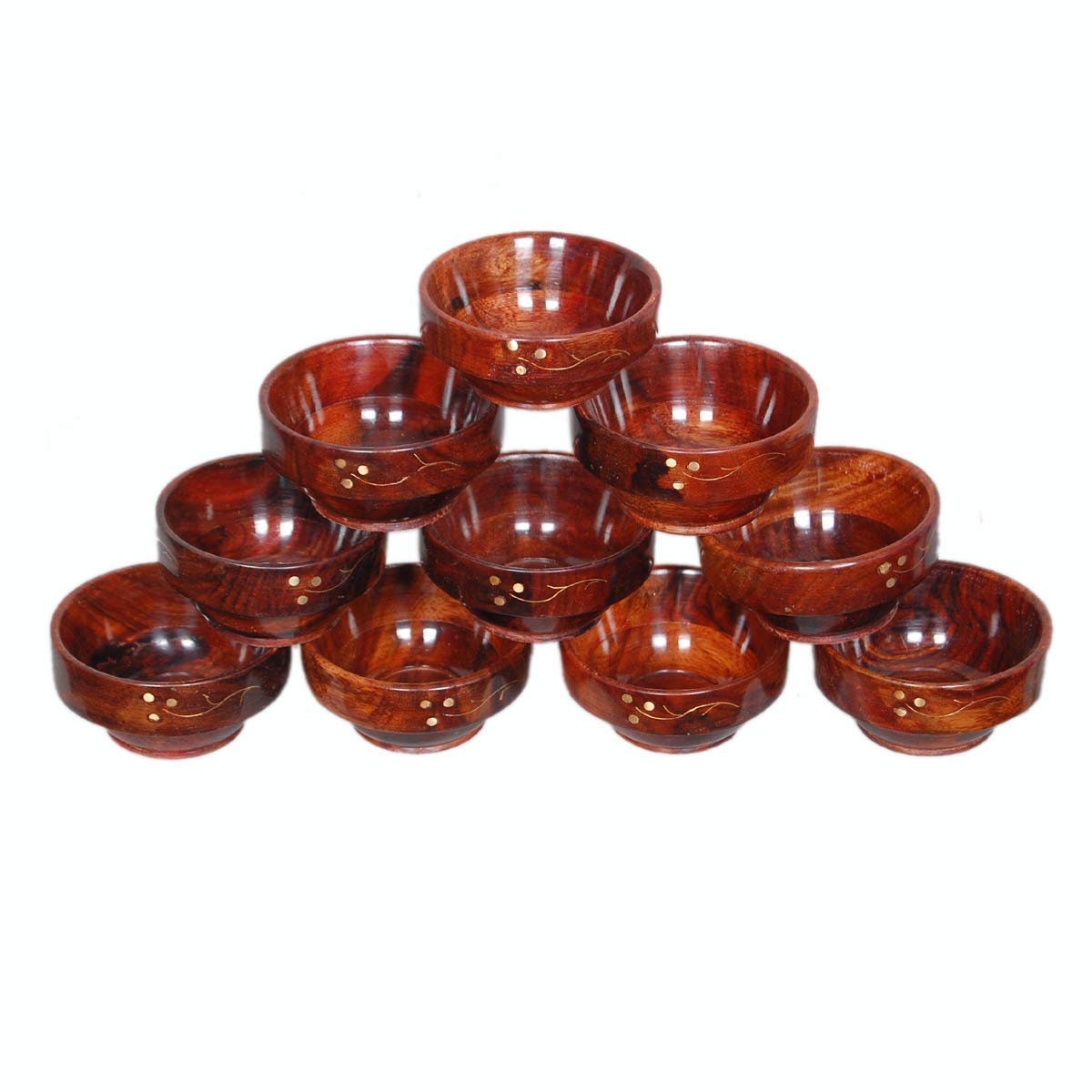 Handmade Wooden Soup Bowl Set of 10 PiecesServing Bowls Etsy