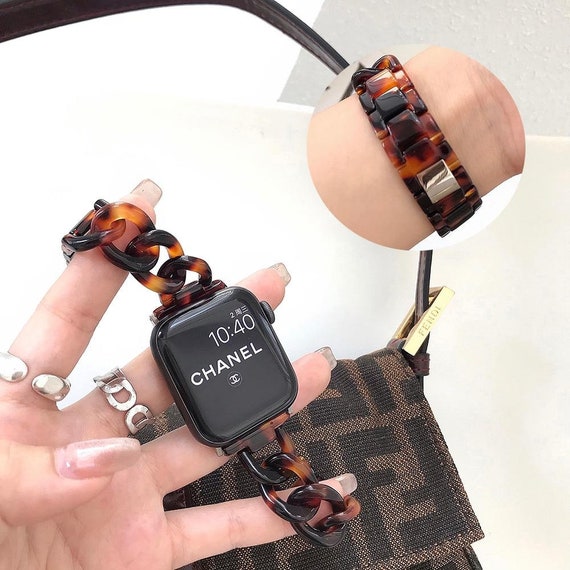tortoise shell apple watch band