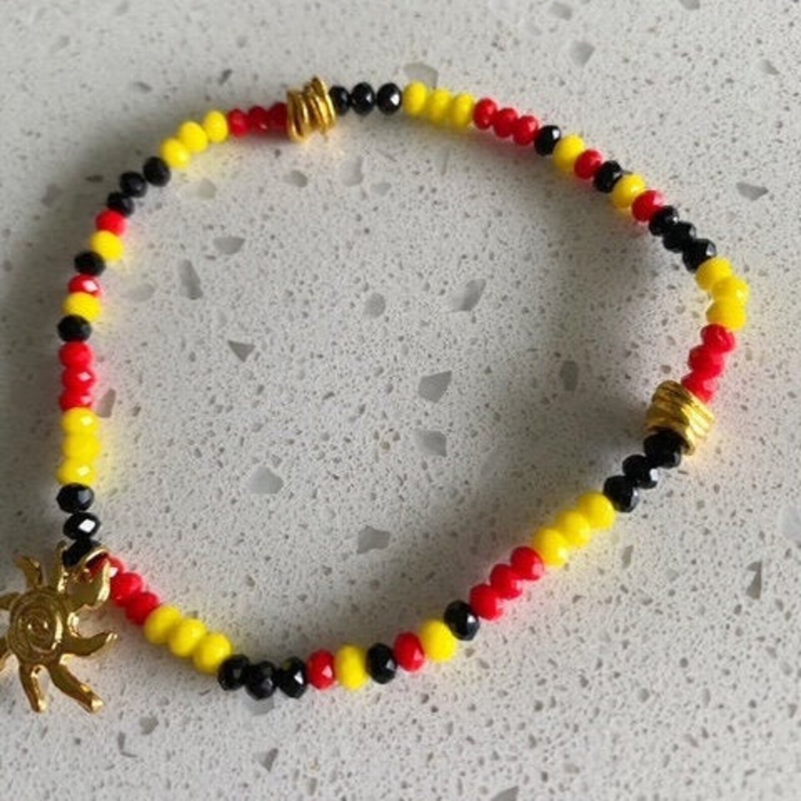 Aboriginal Bracelet Koori Murri NAIDOC 3mm Glass Etsy