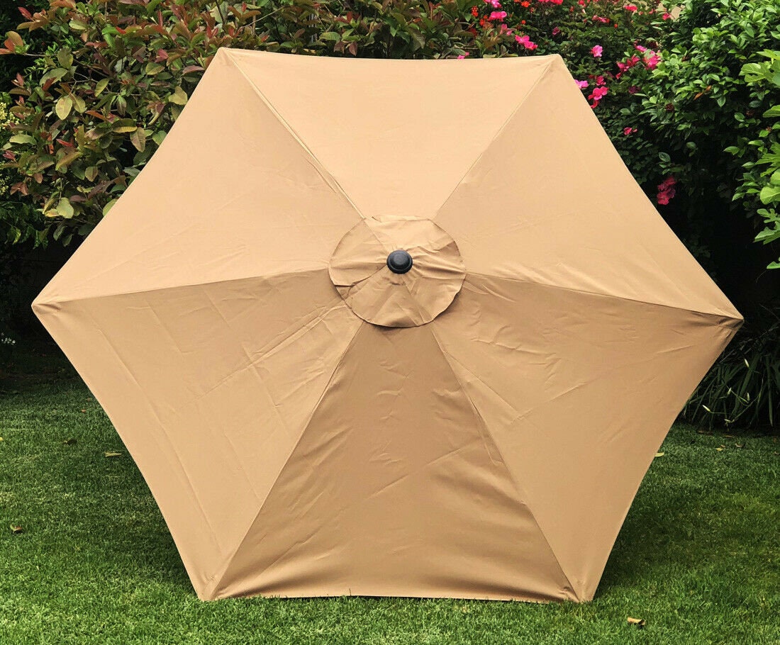 15 foot patio umbrella with base Ainfox 15 ft Outdoor Patio Umbrella with Base, Extra Large Umbrella with Crank