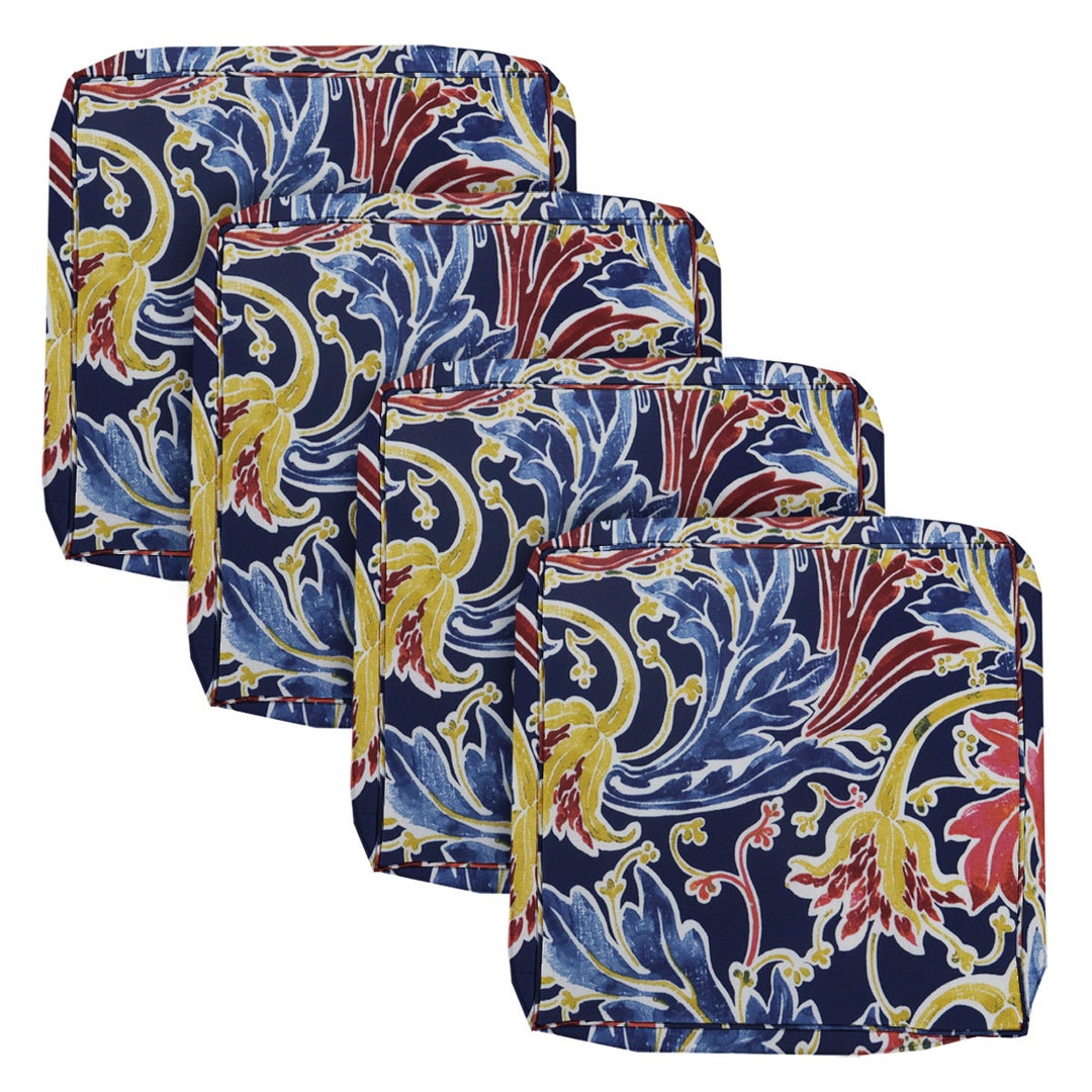Outdoor Patio Chair Cushion Covers 24 X 22 X 4 Set of 4 Replacement