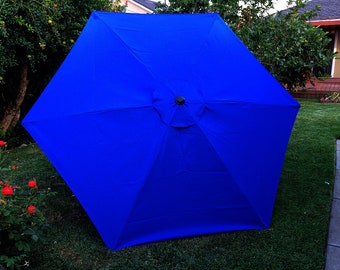 Ersatz-Baldachin Für 8-Rippen-Gartenschirm (ca. 130–135 Cm Rippenlänge) – In Terracotta, Aus Polyester, Luftdurchlässig