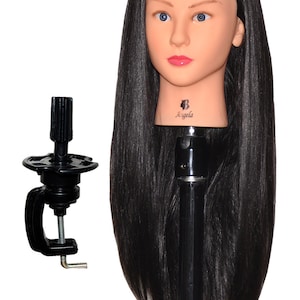 Wig Mannequin Head Stand Cosmetology Manikin Stand Mannequin Head Holder  Clamp Black Wig Stand Holder, Quick & Secure Online Checkout