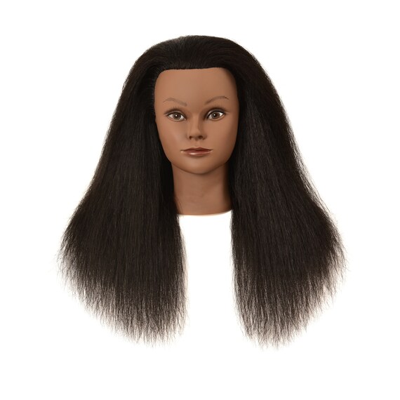 African Mannequin Head 100% Real Human Hair Mannequin Manican