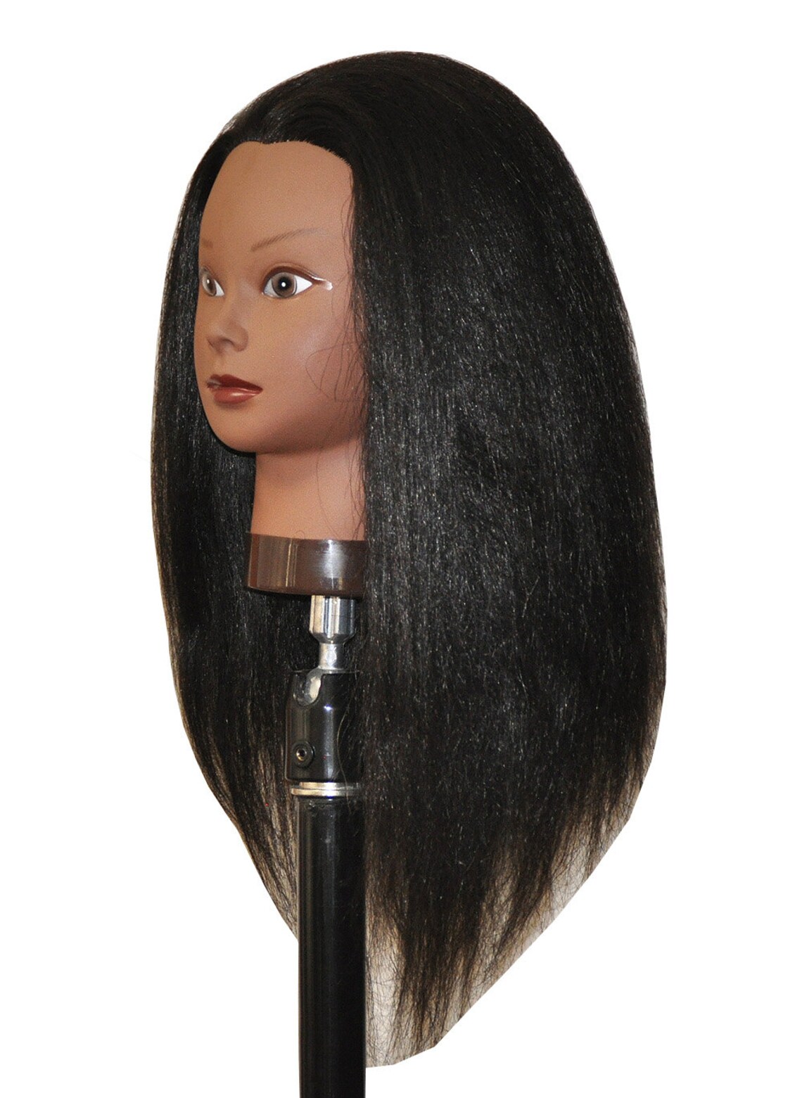 Bellrino Afro Coarse 100 Real Hair Mannequin Head Hairdresser Etsy