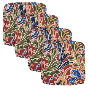Outdoor Patio Chair Cushion Covers 24&quot; X 22&quot; X 4&quot; Set of 4 Replacement Cushion Cover for Chair Seat Garden Bench Porch Couch  Cover ONLY