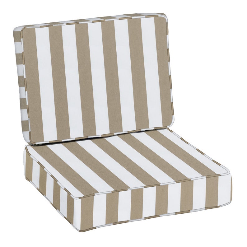 Outdoor Patio Chair Cushion Covers 24 X 22 X 4 Set of 4 Replacement