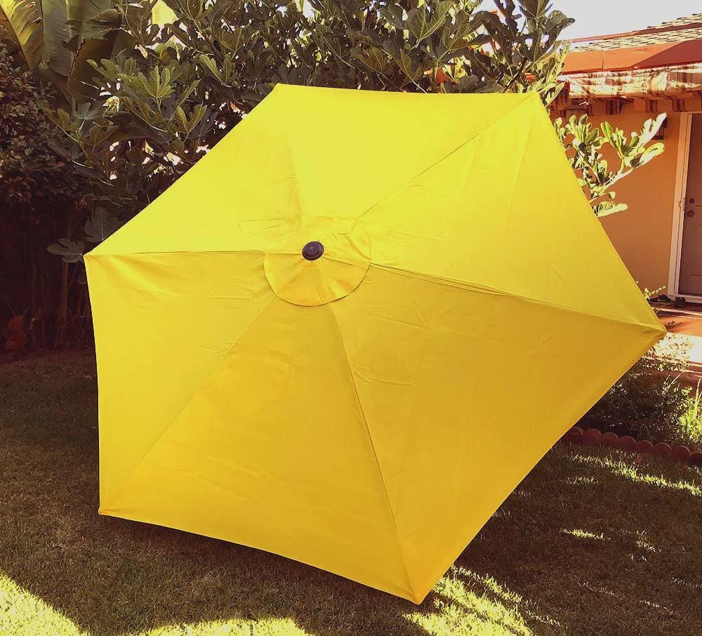 big lots patio umbrella 43321 Replacement Canopy Compatible with the Real Living Triple Vent 15ft Sold at Fits Model Numbers: BS17031, BS19080-LI, BS19080-RE protected Durable powder Diamond Sleeve Color:Black clr-79abd1-79abd1-Sky Blue Umbrella Hack 101- Installing