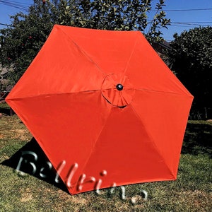 7.5 ft patio umbrella replacement canopy 6 ribs hot pink 6.5ft Cover – Sunny Outdoor US /2.5m/2.7m/2.8m/3.0m/3.5m) umbrella frames of different sizes TheLAShop 9 ft 6-Rib Patio