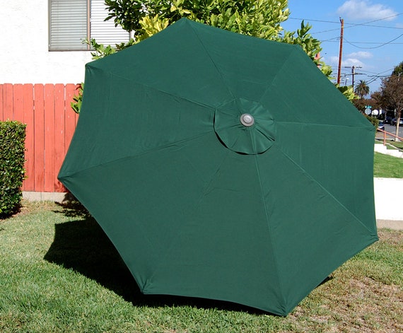 10 ft 8 rib patio replacement umbrella Green Patio Umbrella Replacement Canopy, 10 ft 8 Ribs (Canopy Only)