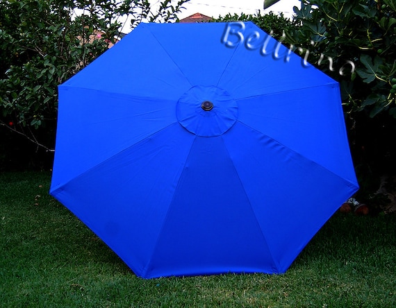Royal Blue Patio Umbrella Replacement Canopy, 10 Ft 8 Ribs - Etsy Royal Blue Patio Umbrella Replacement Canopy, 10 Ft 8 Ribs - Etsy