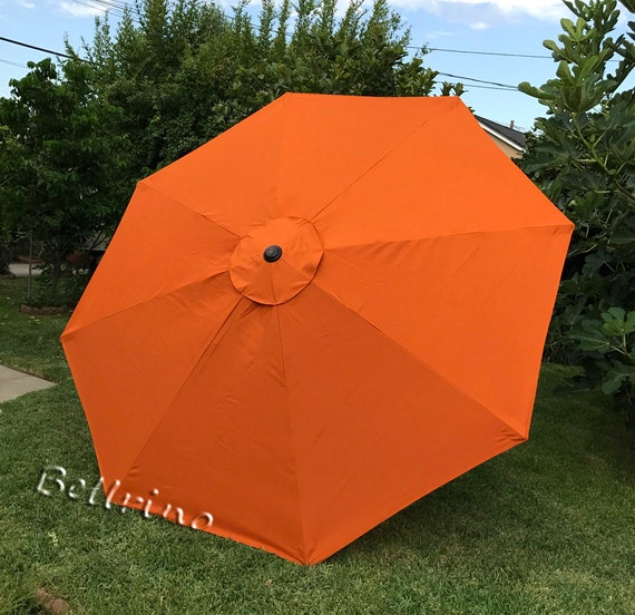 Patio Umbrella Canopy Top Cover Replacement TAN Fit 9Ft 8-rib Umbrella 