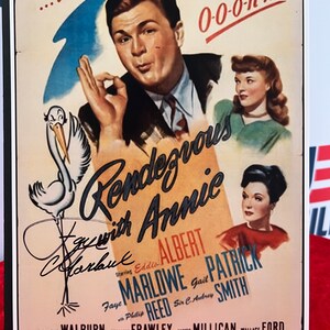 Faye Marlowe Signed Autographed Vintage Movie Photograph with COA
