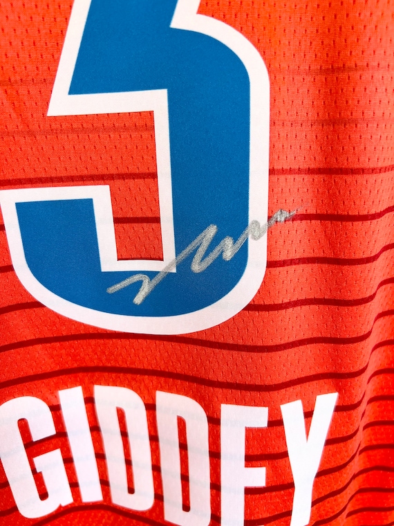 Josh Giddey Signed Autograph RARE Oklahoma City Thunder Jersey Australia  NBA