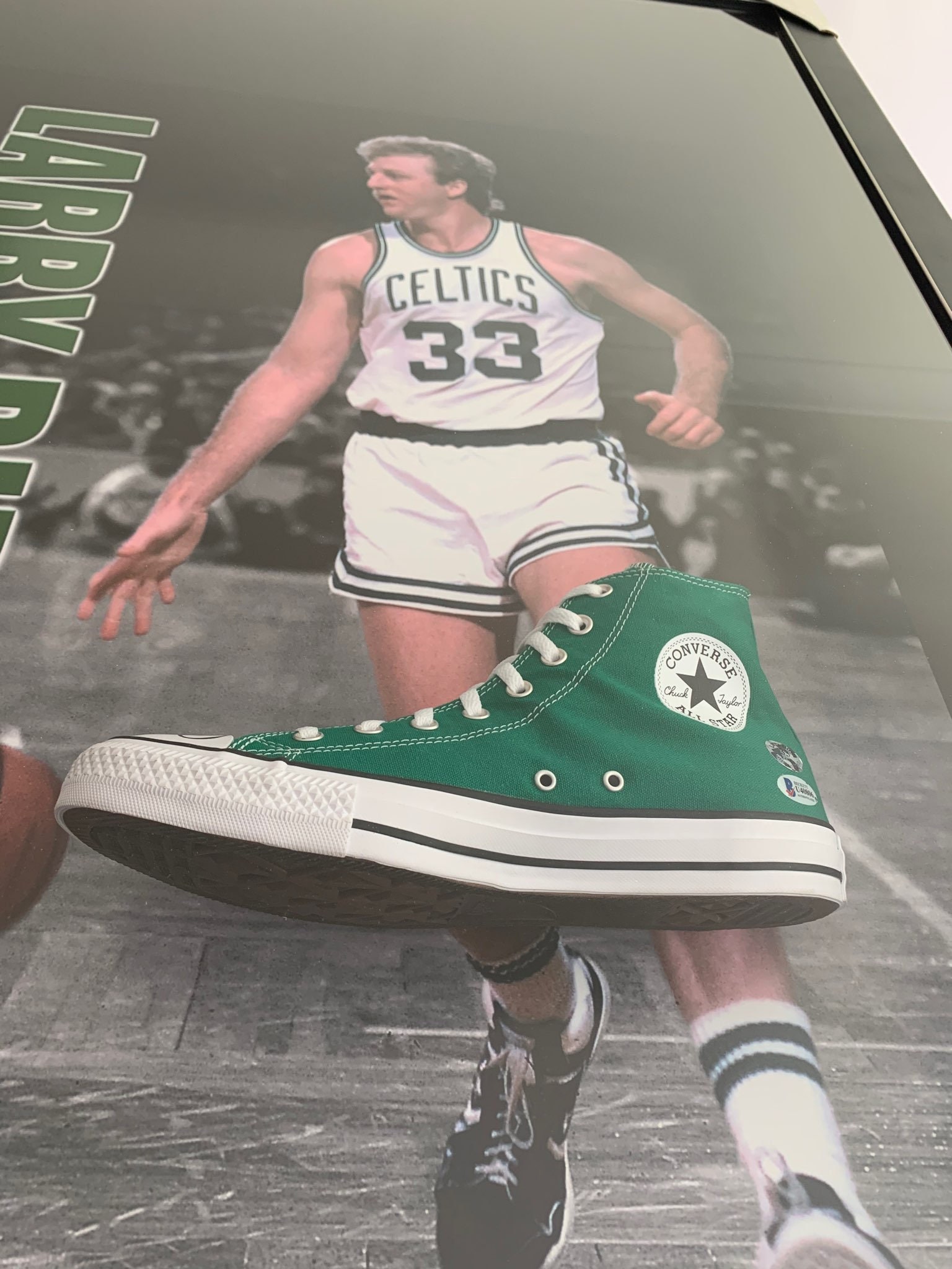 CONVERSE Vintage Larry Bird Signed Pro Canvas Game Sneakers