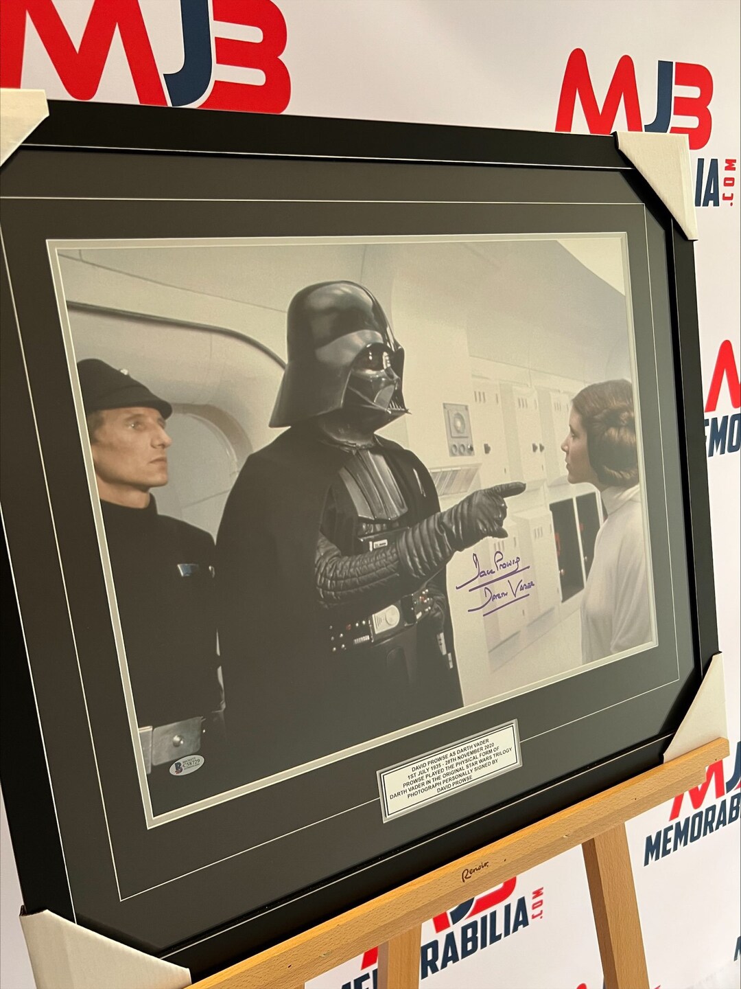 スター・ウォーズ ダース・ベイダー デビッド・プラウズのサイン