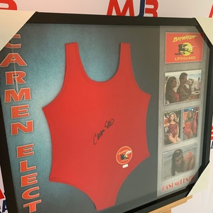 Carmen Electra Signed Baywatch Swimsuit RARE JSA COA