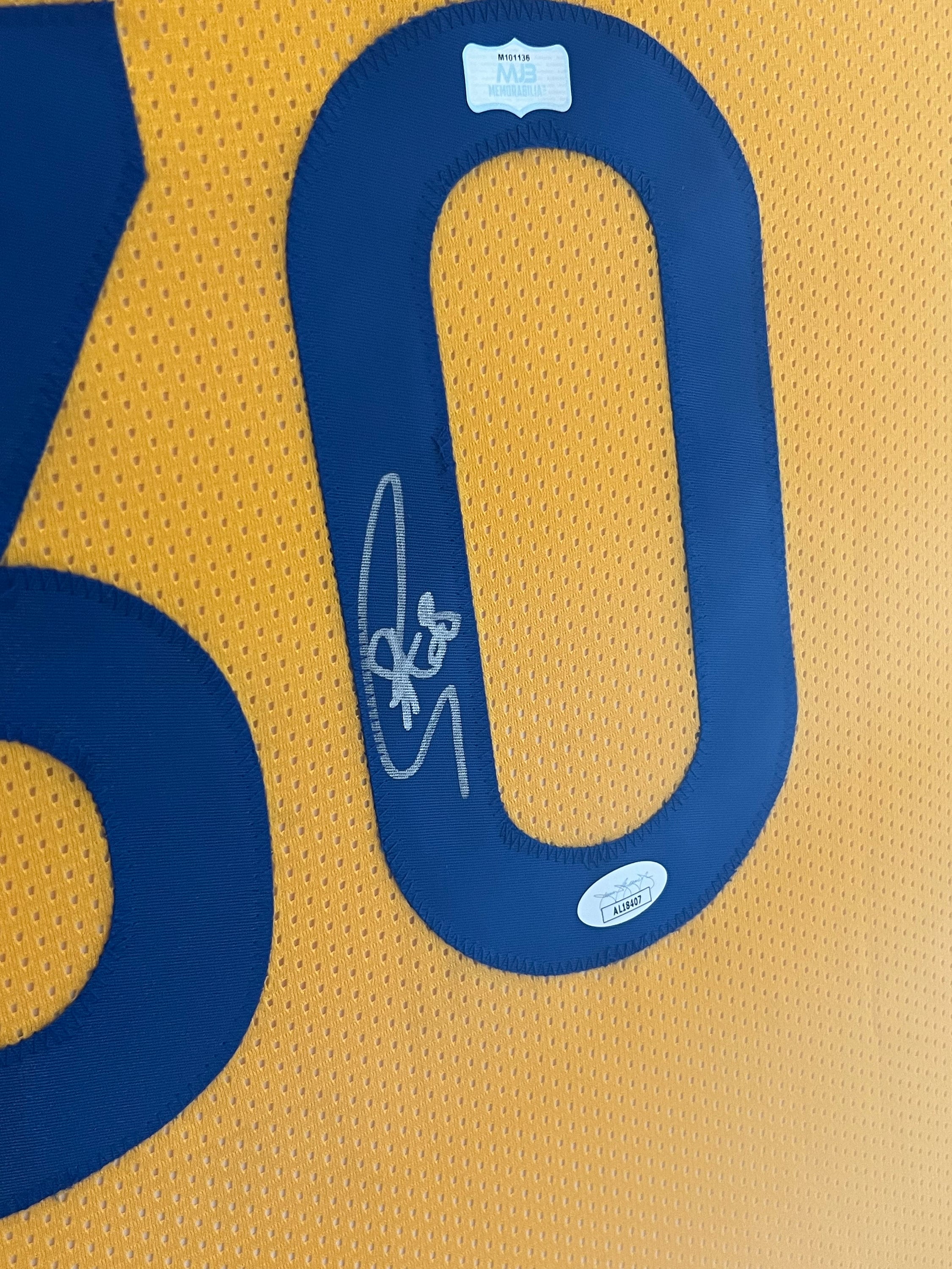 Maillot Stephen Curry Signé Auto Golden State Warriors - JSA Authentifié
