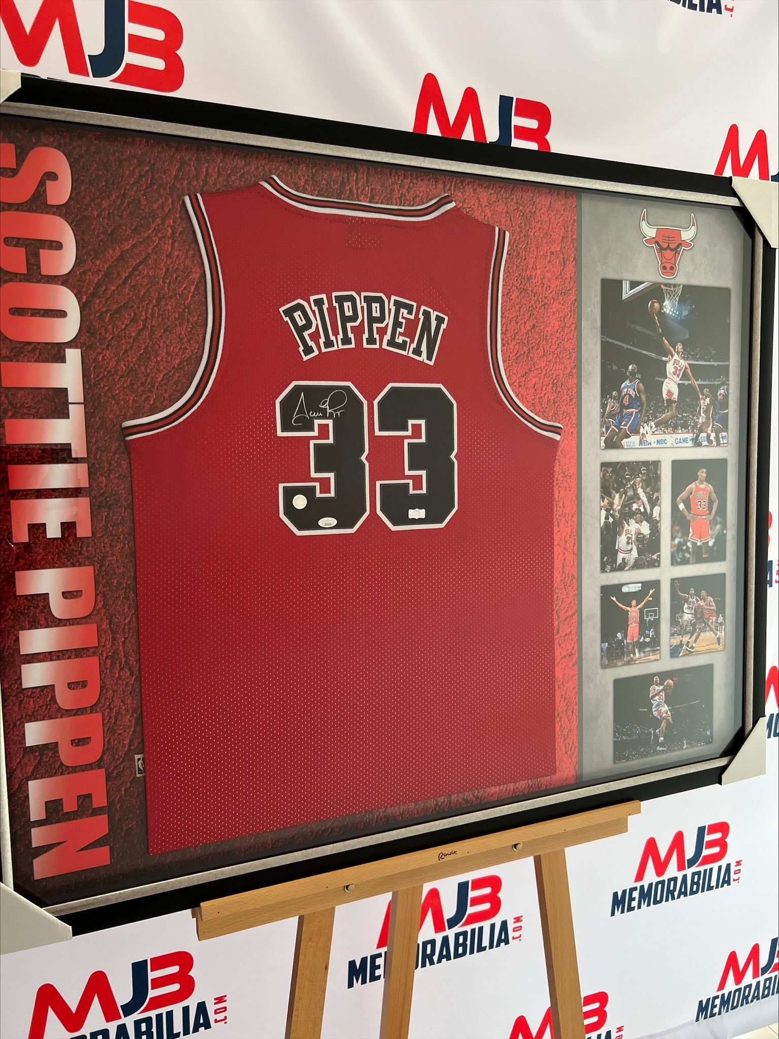 Scottie Pippen Authentic Signed Chicago Bulls Jersey RARE JSA