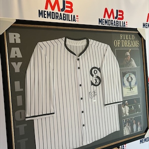 Ray Liotta Signed Framed Field of Dreams Jersey RARE Beckett Authentication