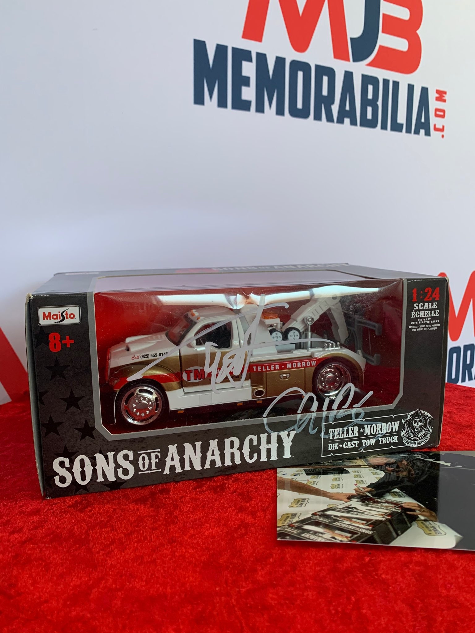 Sons of Anarchy Signed Tommy Flanagan TellerMorrow Tow Truck Etsy
