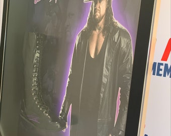 The Undertaker Signed Authentic Wrestling Boot With JSA
