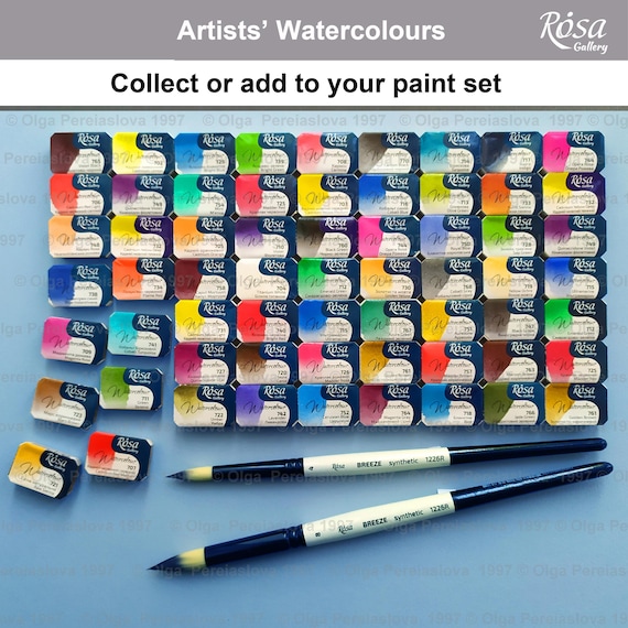 Watercolours paint 2,5 ml ROSA Gallery Professional art paints Artist Paints Watercolor paints rosa