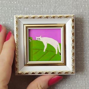 Bella carta da parati in miniatura su tela originale in miniatura per decorazioni domestiche in miniatura ручная роспись 2 su 2 2*2