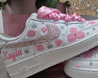 Custom Sweet 16 Shoes Personalized Sneakers,Quinceañera Shoes, Mis XV Años, zapatos personalizados, Quinceañera