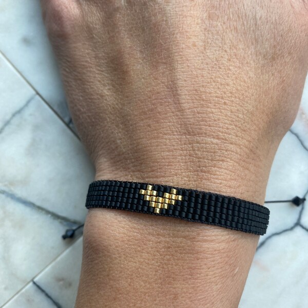 Loom beaded Miyuki bracelet/friendship bracelet/beaded bracelet/tiny beaded bracelet/stacking bracelet/boho bracelet