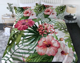hibiscus crib bedding
